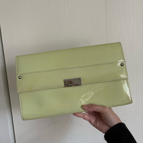 JIMMY CHOO Patent Leather Clutch Bag - Picture 3 of 9